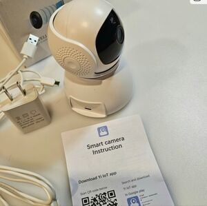 White Smart Security Camera